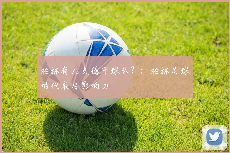 柏林有几支德甲球队？：柏林足球的代表与影响力